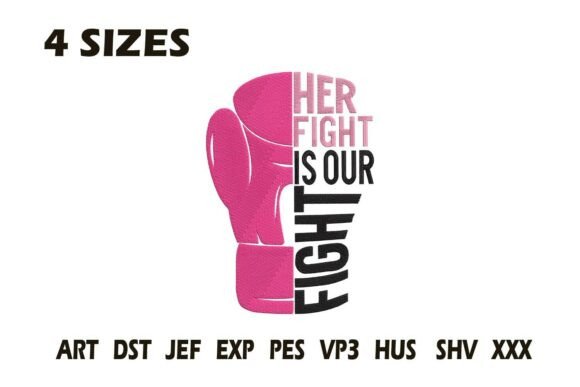 Her Fight is Our Fight Embroidery