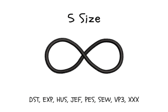 Infinity Symbol Embroidery Design